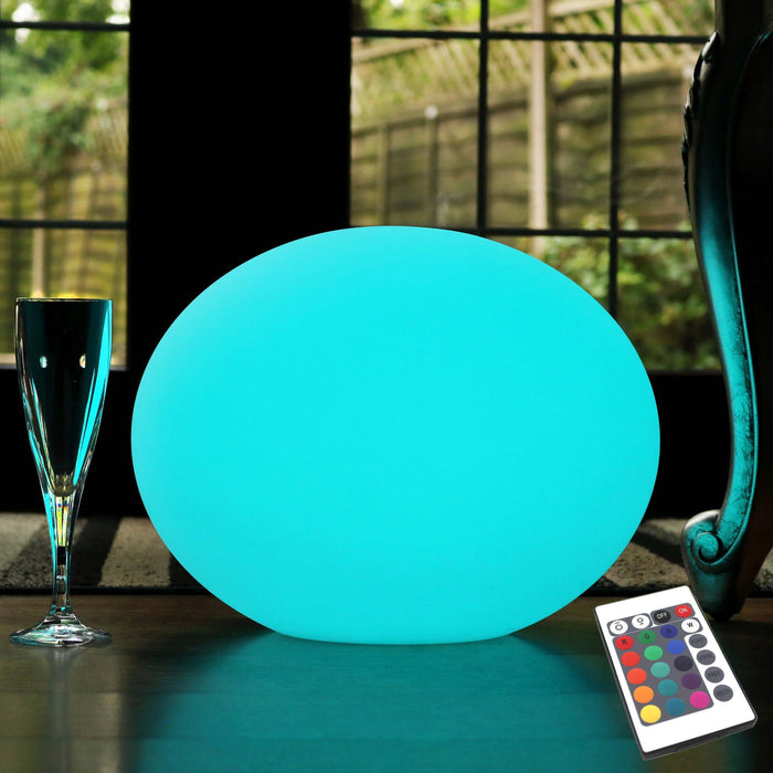 LED Table Lamp, 27cm Decorative RGB Rechargeable Colour Changing Light