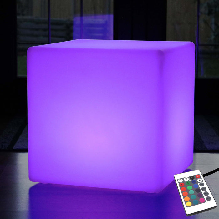 60cm Mood Cube Table Light Mains Powered - Colour Changing